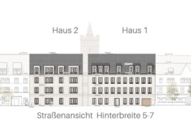 Neubau Wohngebäude mit Tiefgarage „Hinterbreite 5-7“, Aschersleben